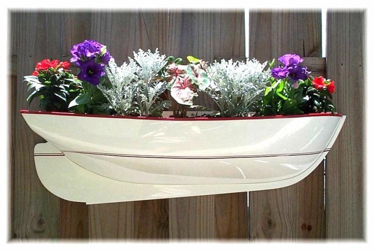 Items similar to Half Hull Boat Window Box Planter 